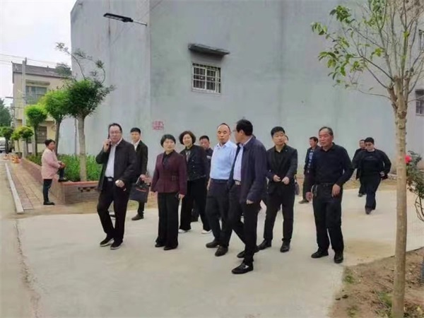 河南省农业农村厅人居环境指导处副处长王世杰带队到杞县官庄乡调